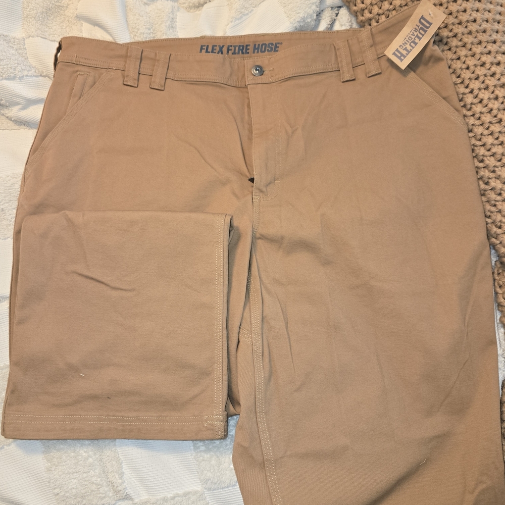 Duluth Trading Co 42x30 Camel Chinos Foreman Pants New With Tags